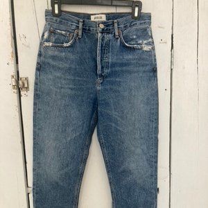 AGOLDE RILEY HIGH RISE STRAIGHT CROP in frequency